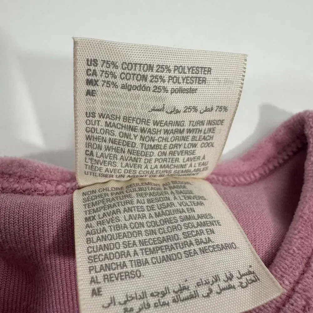 First Impressions Baby Girls Size 3-6 Months Pink Bow Graphic Velour Sweatshirt - Picture 4 of 8